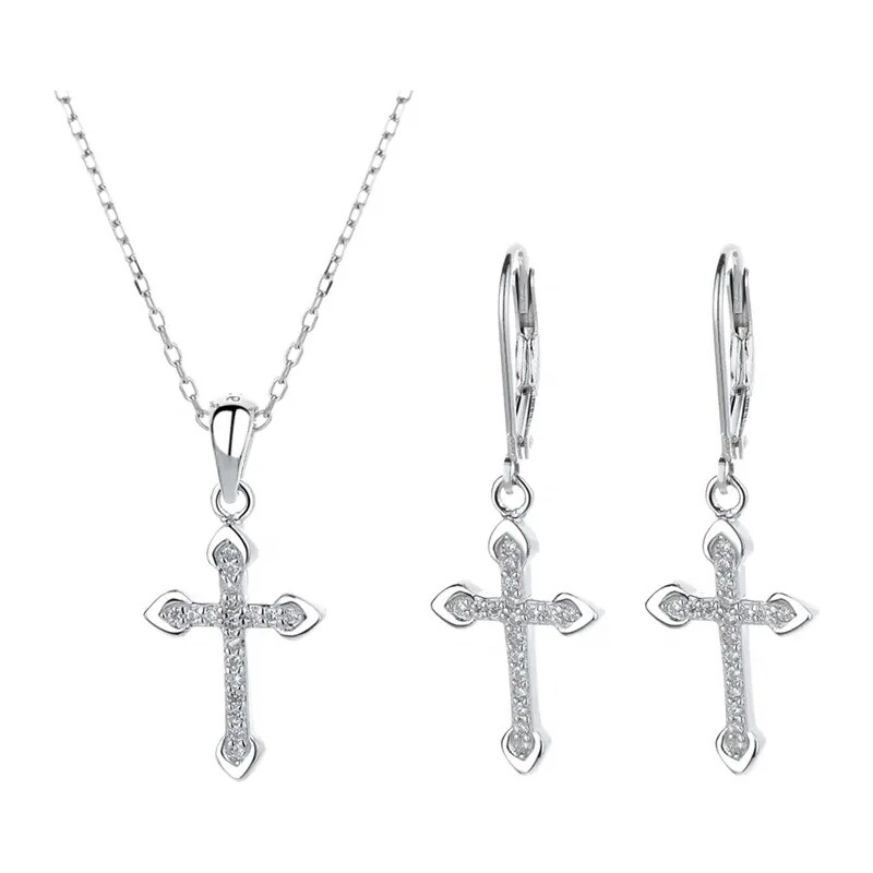 MAJYA Strieborný set šperkov CROSS 10125 64581610