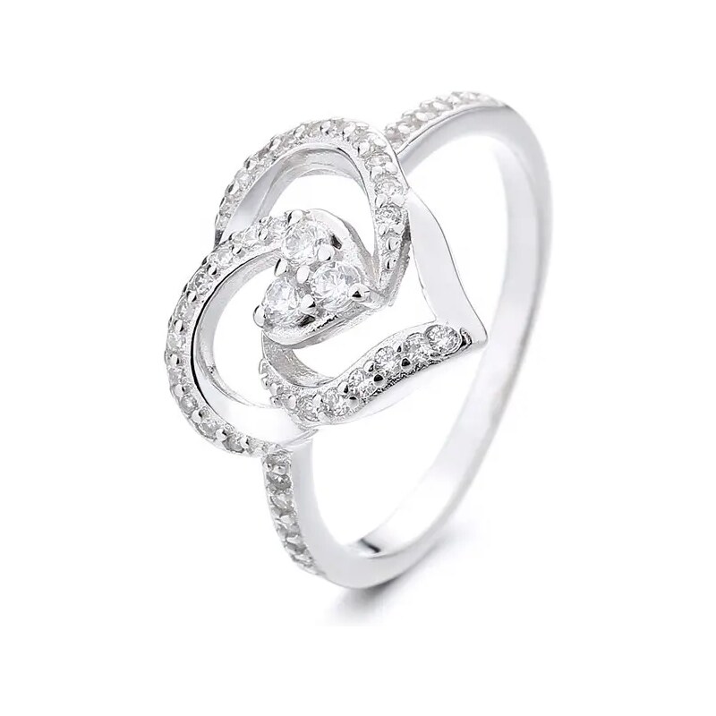 MAJYA Strieborný prsteň SHARON 10214/6 64581437