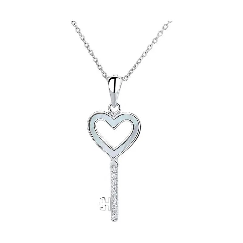 MAJYA Strieborný prívesok s retiazkou KEY 10223 64581202