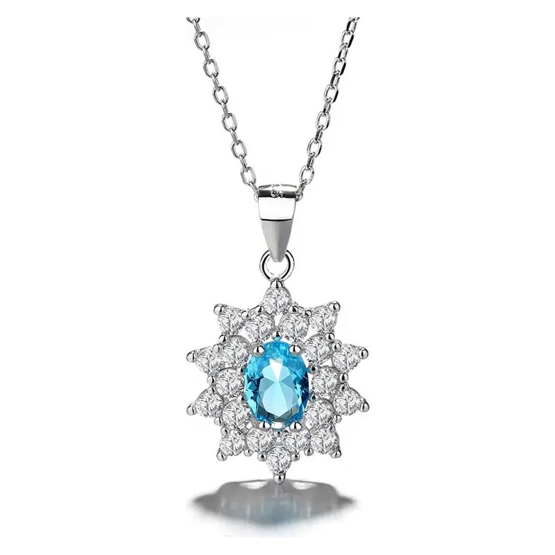 MAJYA Strieborný prívesok s retiazkou DAPHNE 10227 64581671