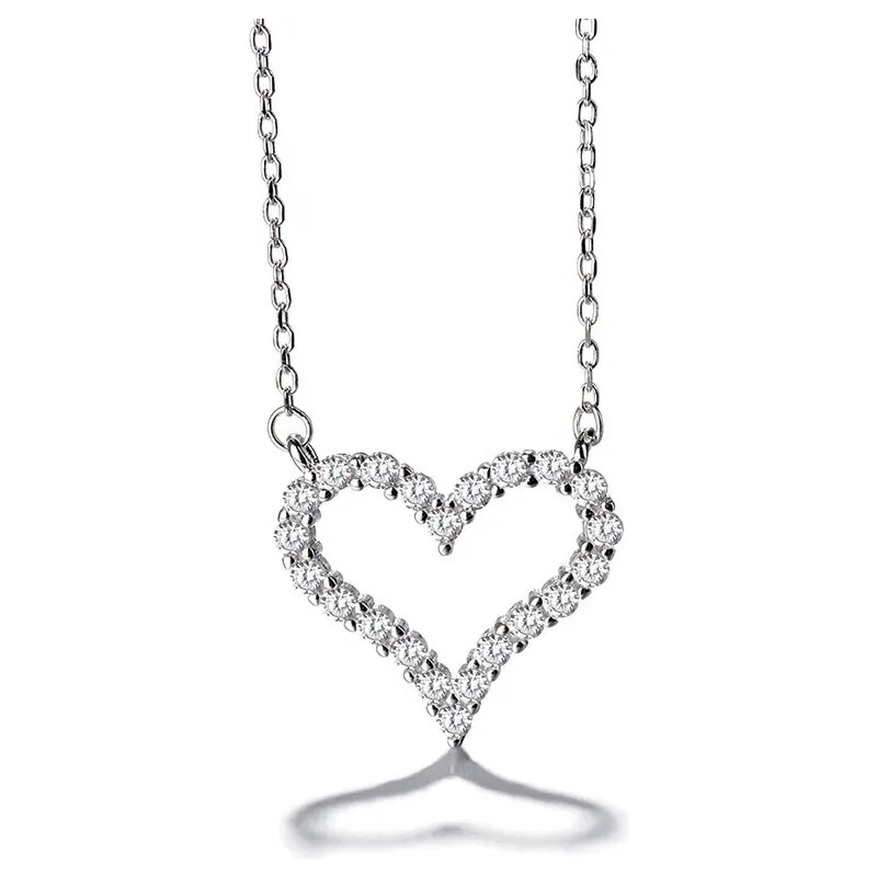 MAJYA Strieborný prívesok s retiazkou AMBER 10258 64581694