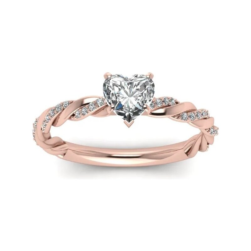 MAJYA Strieborný prsteň s kamienkom ELIZABETH 10273/5 64581444