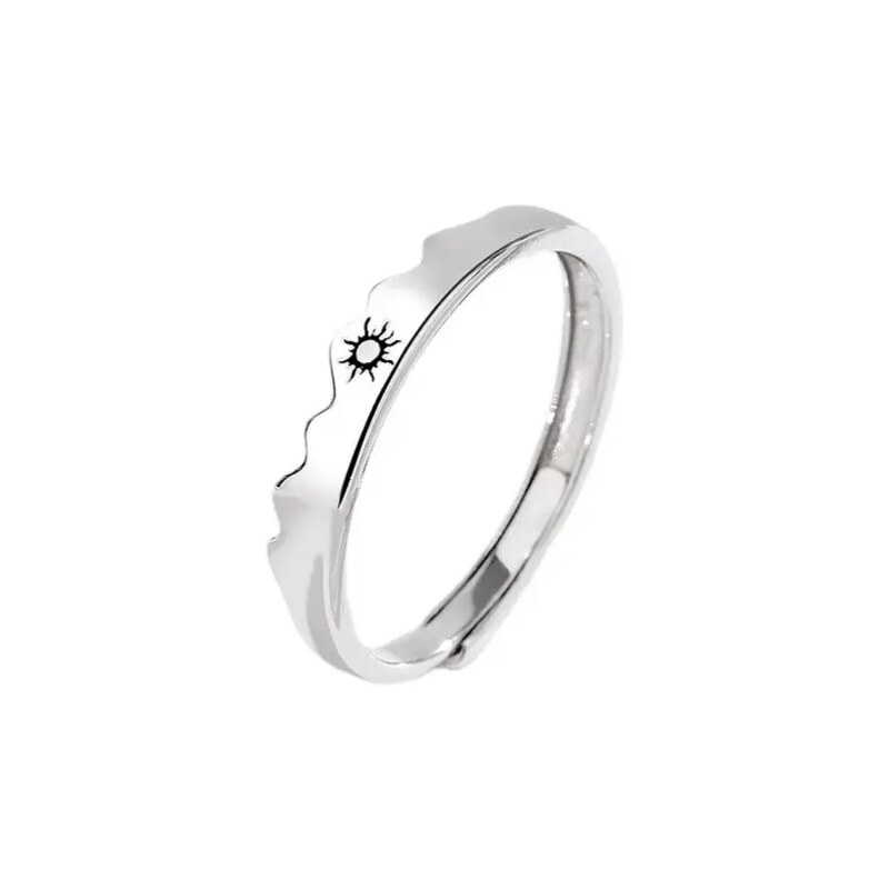 MAJYA Strieborný nastaviteľný prsteň SUN 10340 64581483