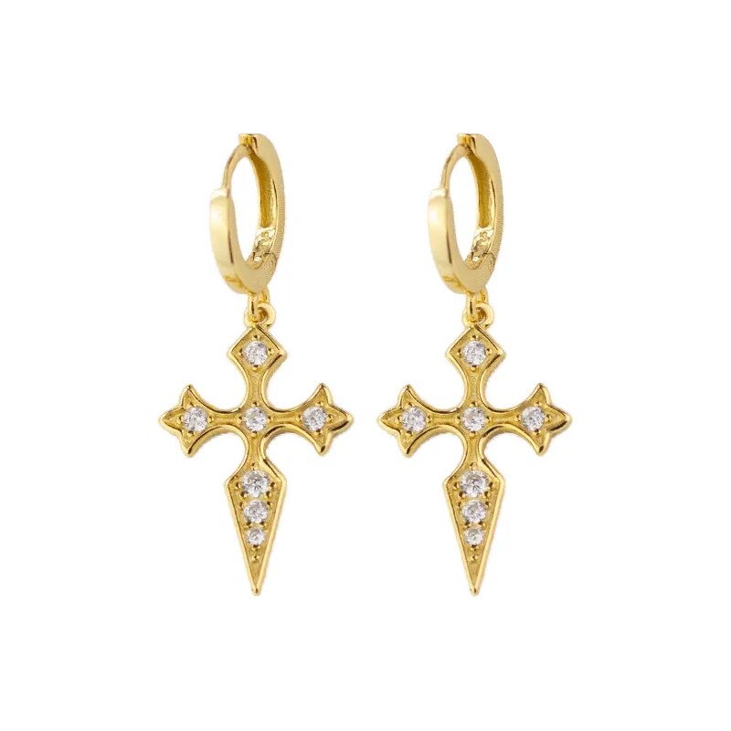 MAJYA Strieborné náušnice ALYSSA pozlátené 10380 64581737