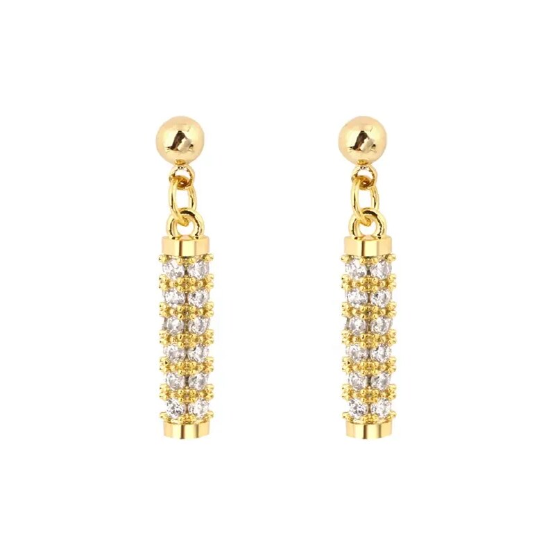 MAJYA Strieborné náušnice ALICE pozlátené 10458 64581771