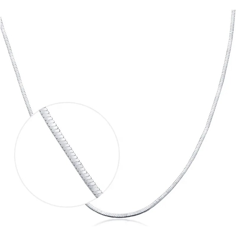 MAJYA Strieborná retiazka XAVIER 46 + 5 cm 10540 64581570