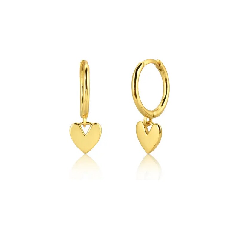 MAJYA Strieborné náušnice LINDA pozlátené 10397 64581555