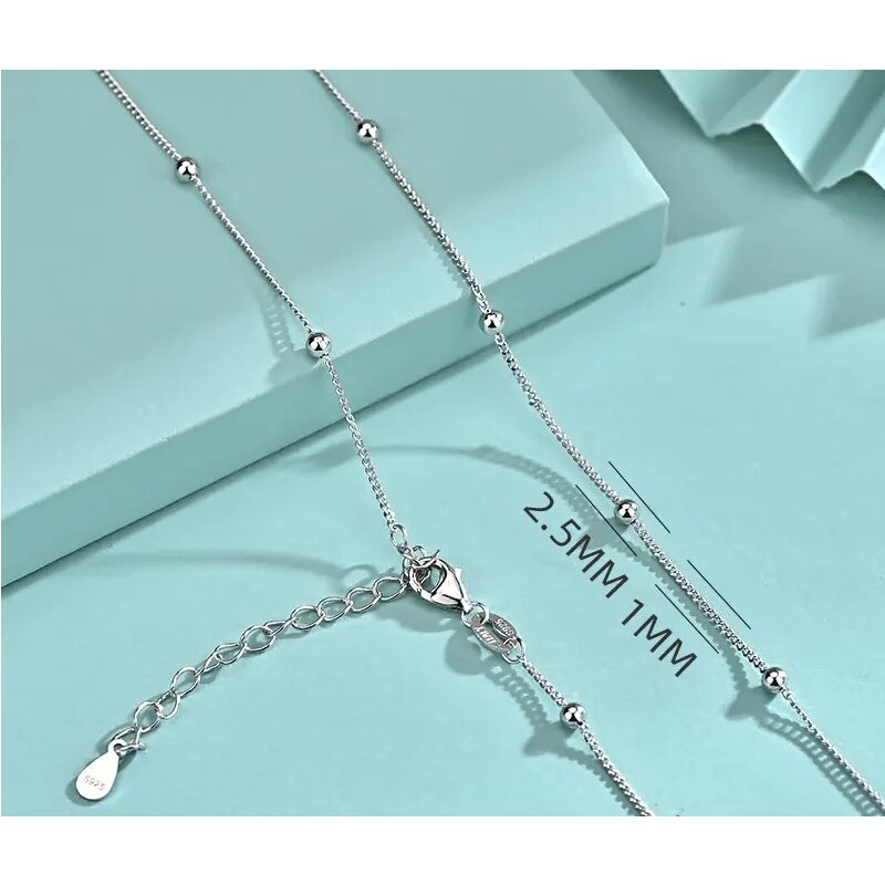 MAJYA Strieborná retiazka PABLO 46 + 5 cm 10536 64581566