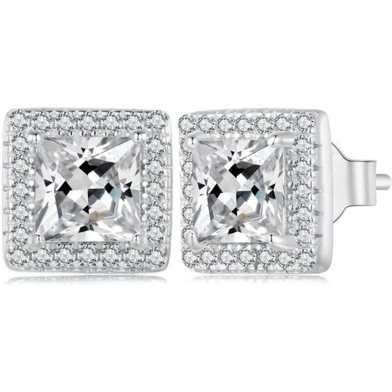 Olivie Strieborné náušnice ŠTVOREC 7885 46749891