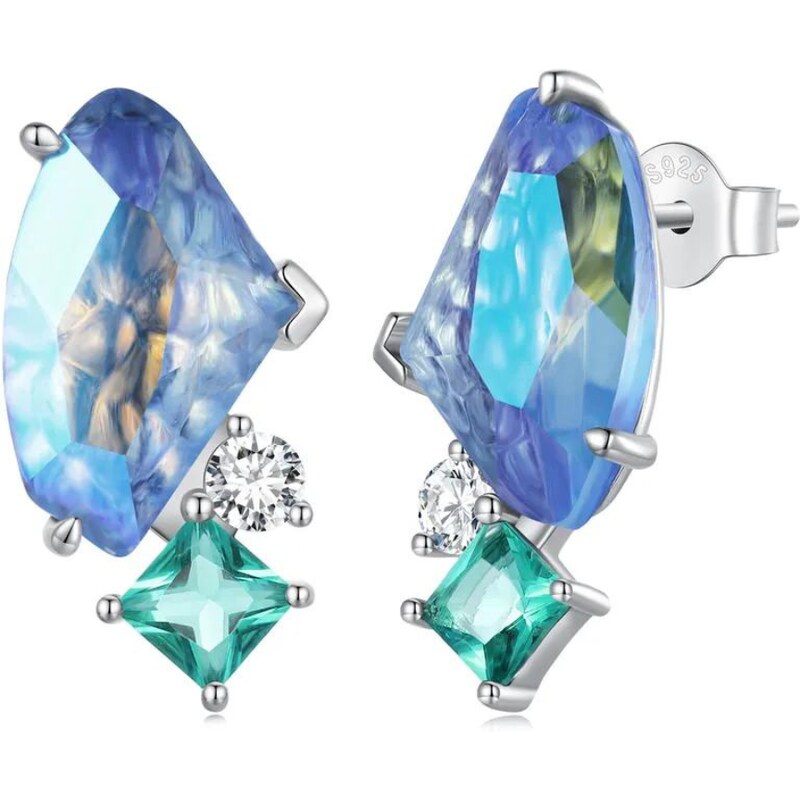 Olivie Strieborné náušnice ILÚZIA 7880 46749886