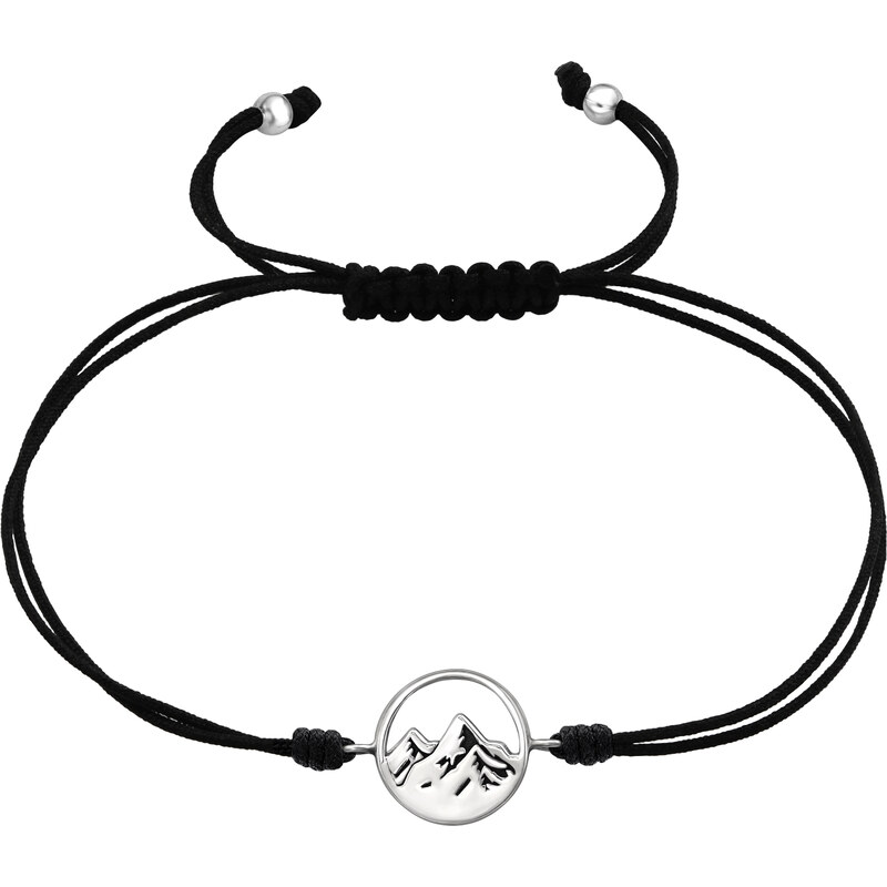 MAJYA Náramok čierny s príveskom DOBRODRUH 10582 64581148