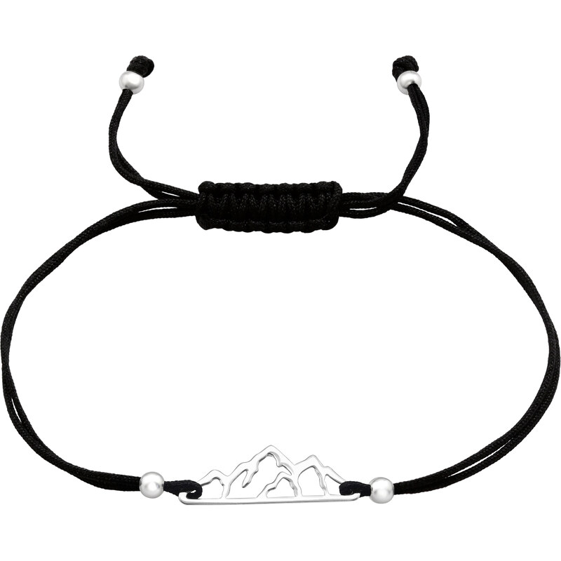 MAJYA Náramok čierny s príveskom HORA 10584 64581150