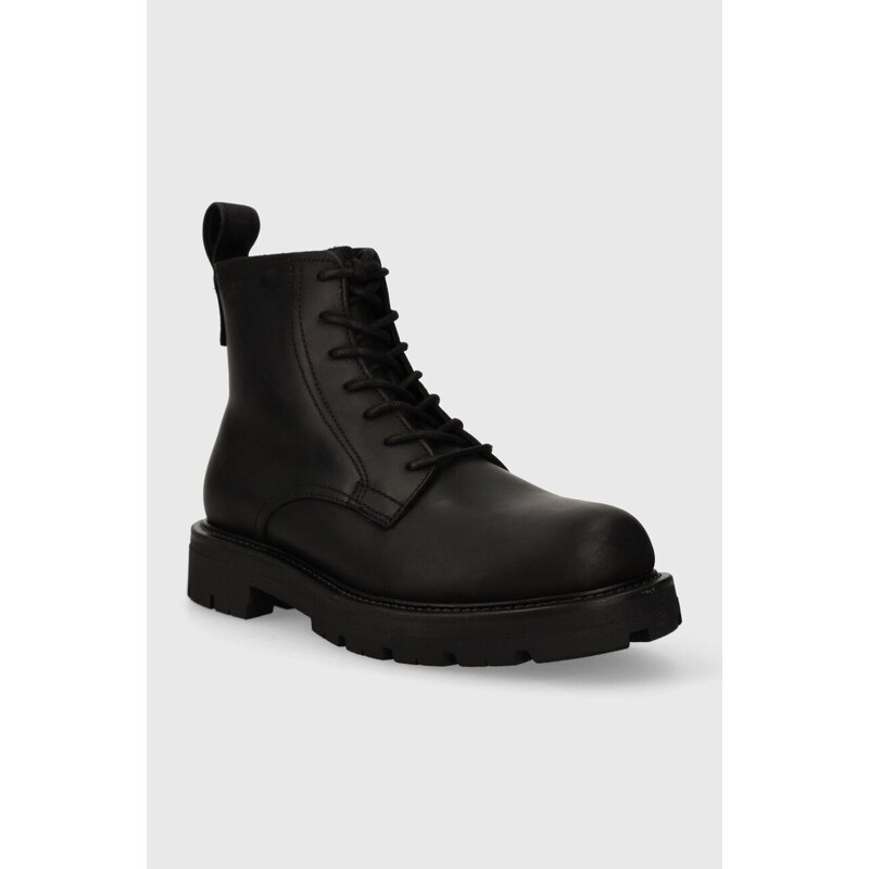 Kožená obuv Vagabond Shoemakers CAMERON pánska, čierna farba, 5675.309.21
