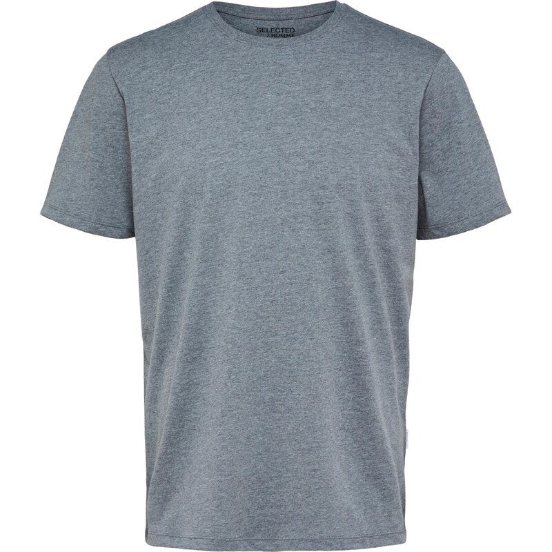 SELECTED Tričko Aspen sivá 42054519