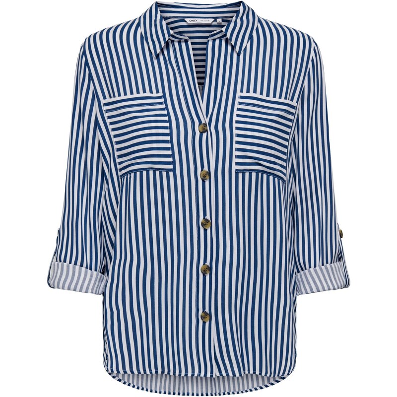 ONLY Blúzka ONLYasmin námornícka modrá / biela 55131885
