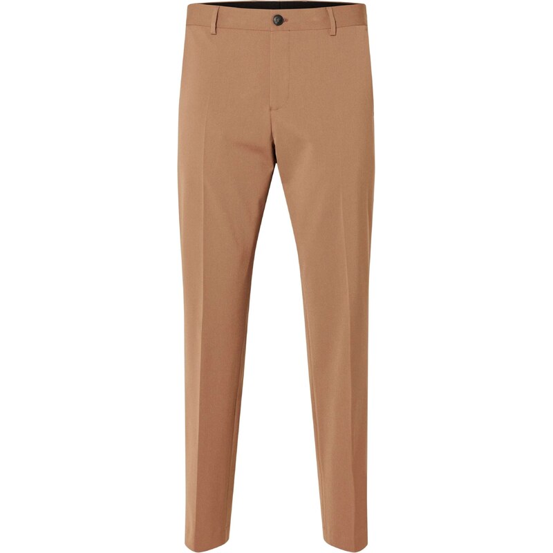 SELECTED Nohavice s pukmi Liam farba ťavej srsti 43910855