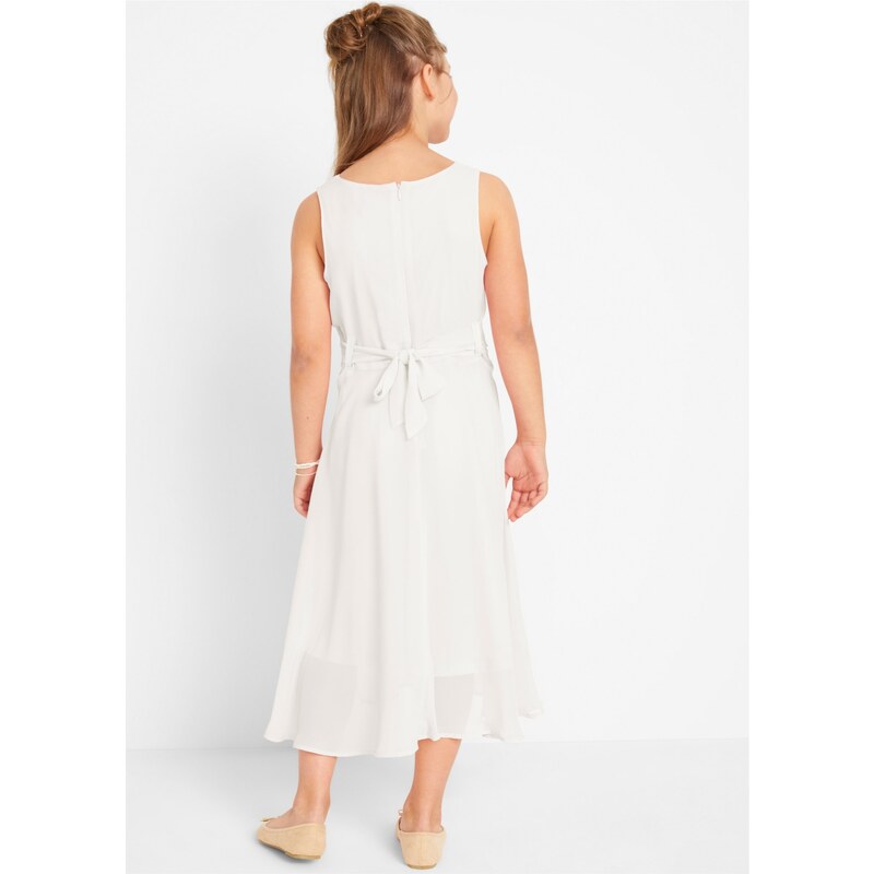 bonprix Sviatočné dievčenské šaty, farba biela, rozm. 128