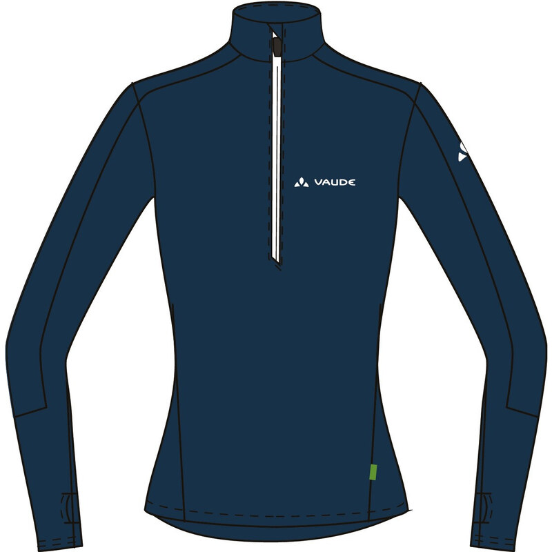 Vaude Livigno Halfzip II, dámsky pulóver, tmavomodrá dark sea 46365961