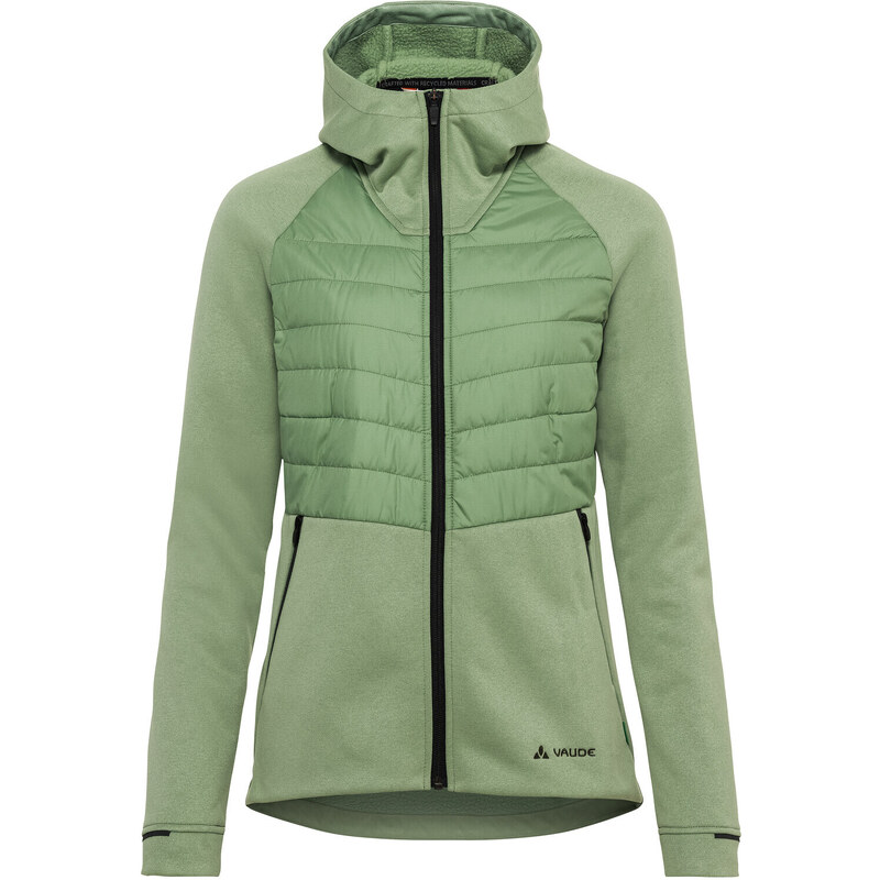 Vaude Comyou Fleece Jacket cyklistická fleecová bunda, dámska, zelená 46366041