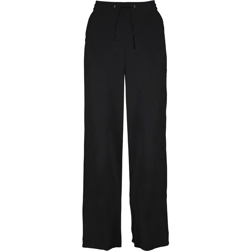 bonprix Nohavice Palazzo z padavej viskózy, farba čierna 45358827