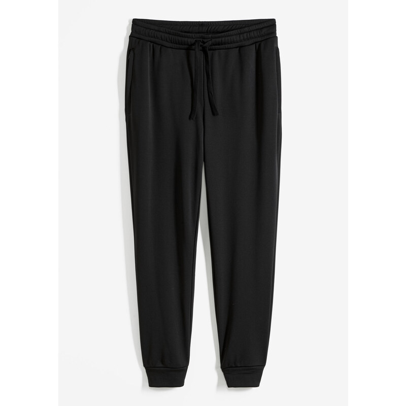 bonprix Joggingové tepláky termo, praktické vrecká na zips, farba 46202487