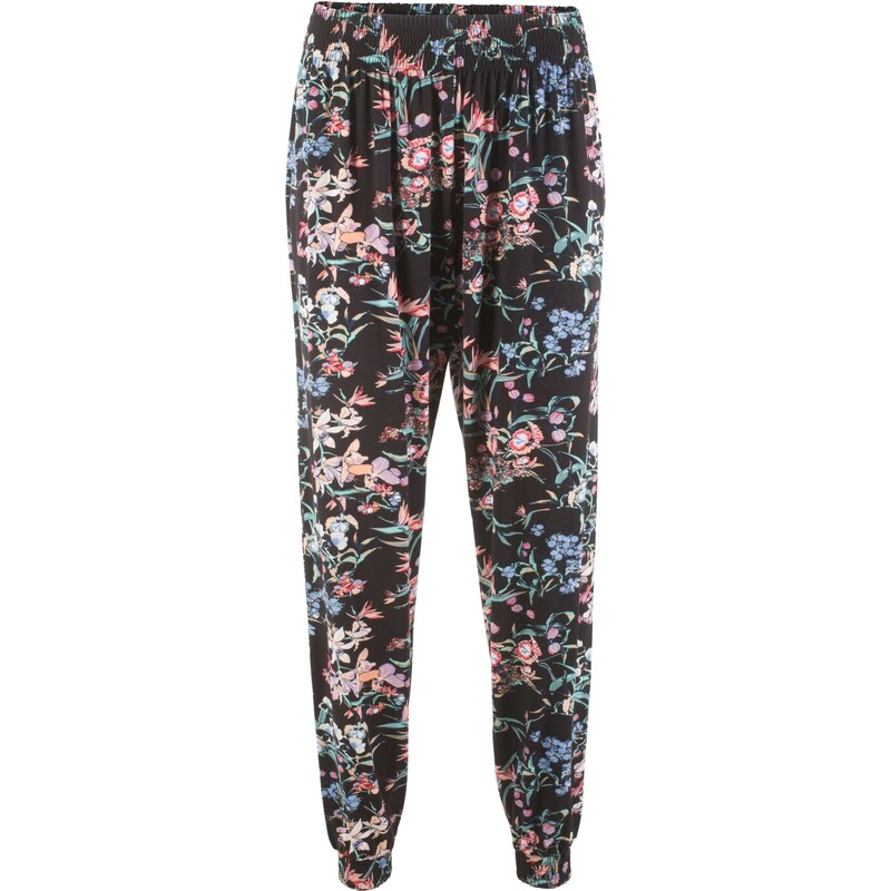 bonprix Nohavice s pudlom z viskózového mixu, farba čierna 44742438