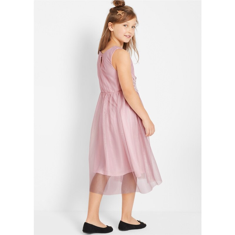 bonprix Slávnostné šaty pre dievčatá, farba fialová