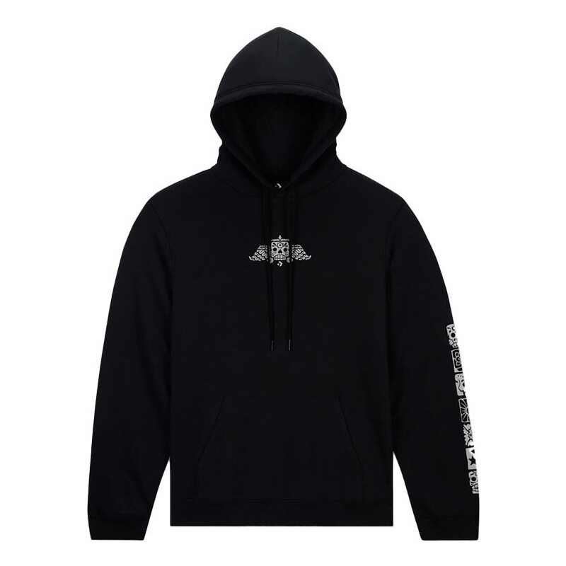 Converse Dotd Graphic Hoodie - Pánske - Mikina Converse - Čierne - 66357581