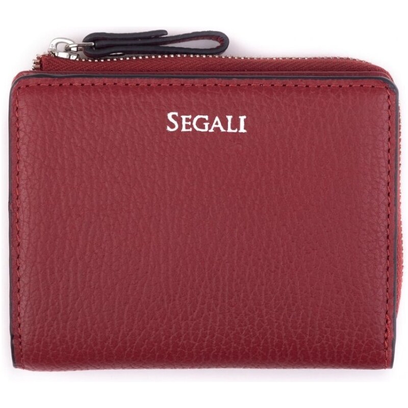 SEGALI Dámska kožená peňaženka SG-27412 vínová 46365006