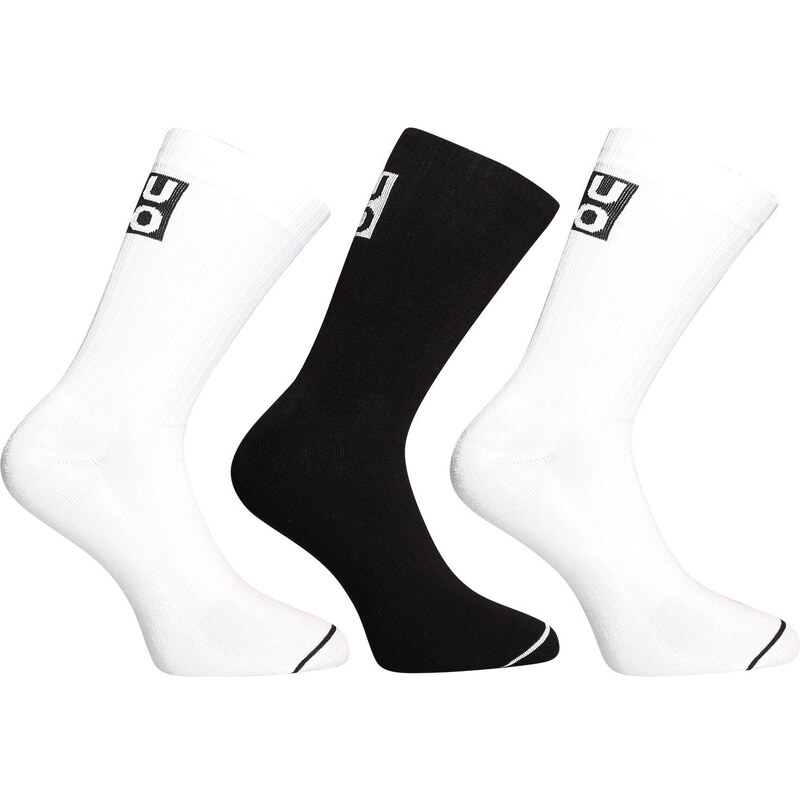 3PACK ponožky HUGO vysoké viacfarebné (50502007 960) 46383036