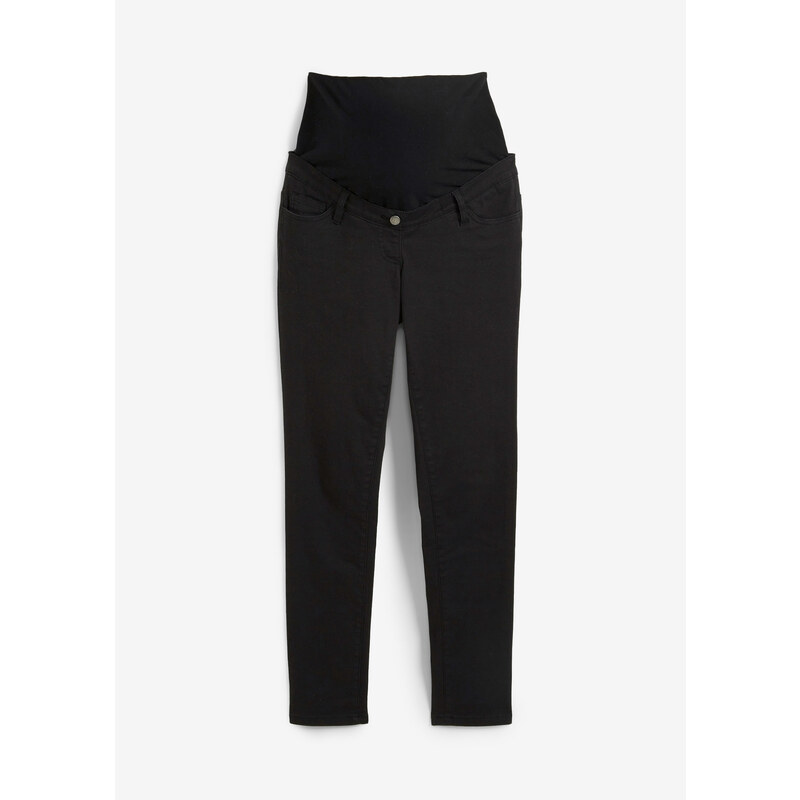 bonprix Materské nohavice, strečové, Slim Fit, farba čierna 46386130