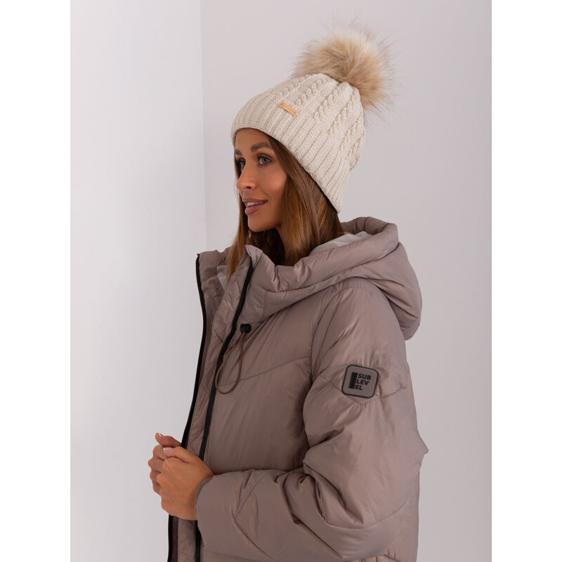 RUE PARIS Cap-JK-CZ-10.51-beige 64688701