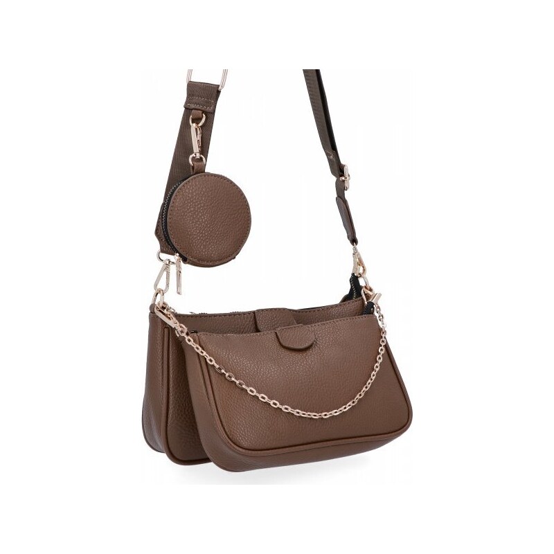 Dámská kabelka listonoška Herisson zemitá 1652H2023-73 46408273