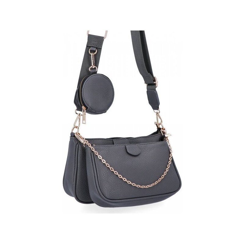 Dámská kabelka listonoška Herisson šedá 1652H2023-73 46595480