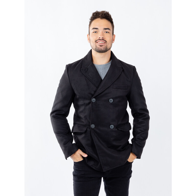 Mens coat GLANO - black 50687538