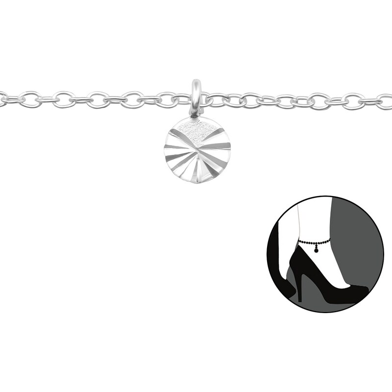 MAJYA Strieborný náramok s príveskom MARRY 10632 64581165