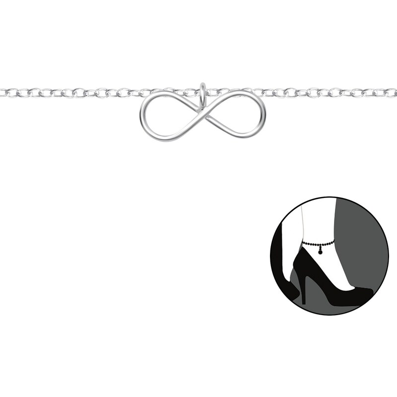 MAJYA Strieborný náramok s príveskom ELSI 10633 64581162