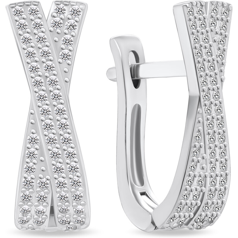 Brilio Silver Trblietavé strieborné náušnice PE066 66588784