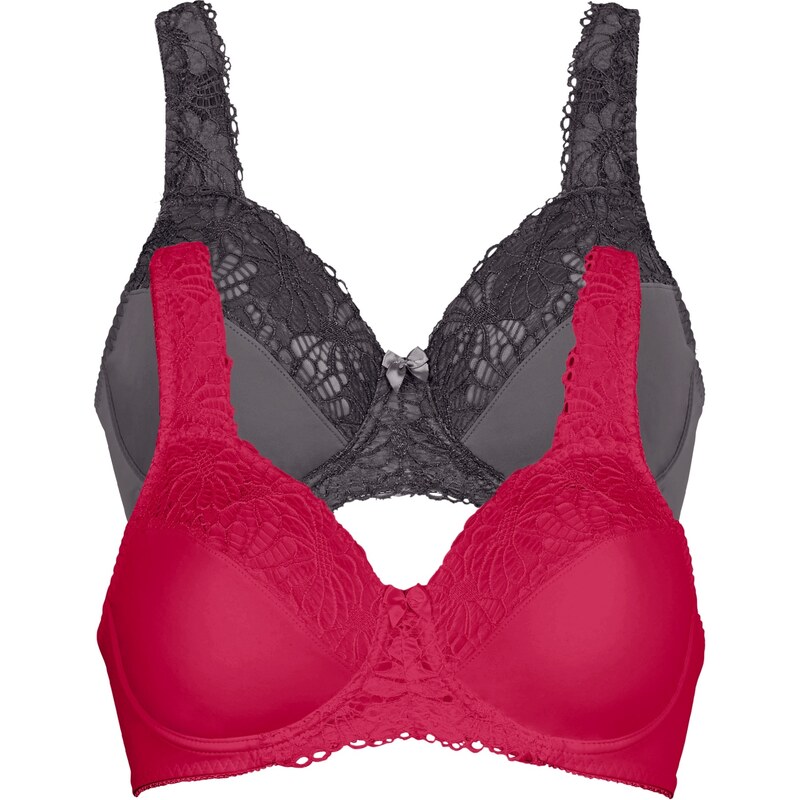 bonprix Podprsenka minimizer s vystuženými ramienkami (2 ks), farba 44799359