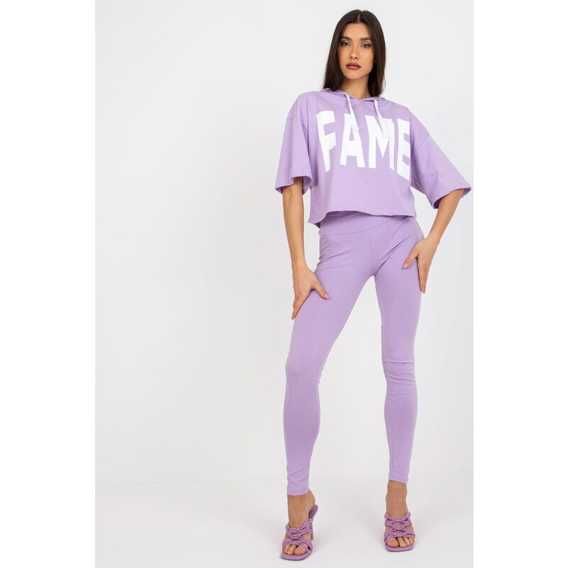 MladaModa Športový komplet Fame farba lila 46490990
