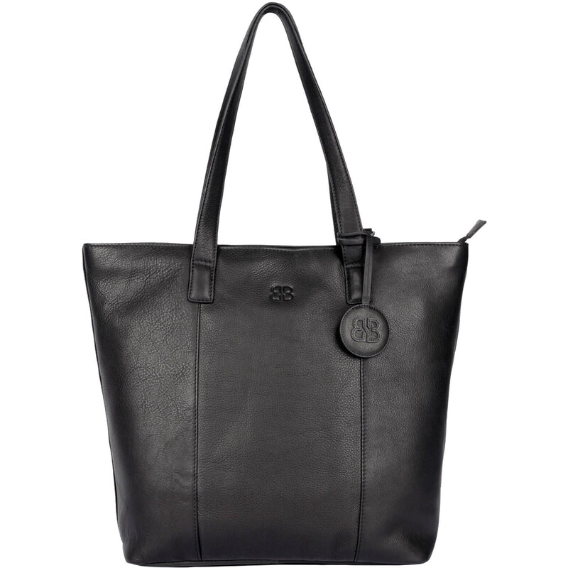 Dámska kožená kabelka Bellicci Alice - čierna 48200105