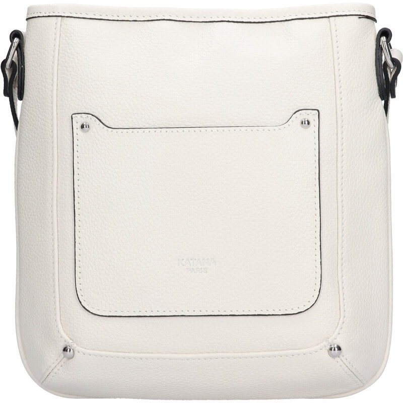 Kožená dámska crosbody kabelka Katana Krajs - biela 46447418