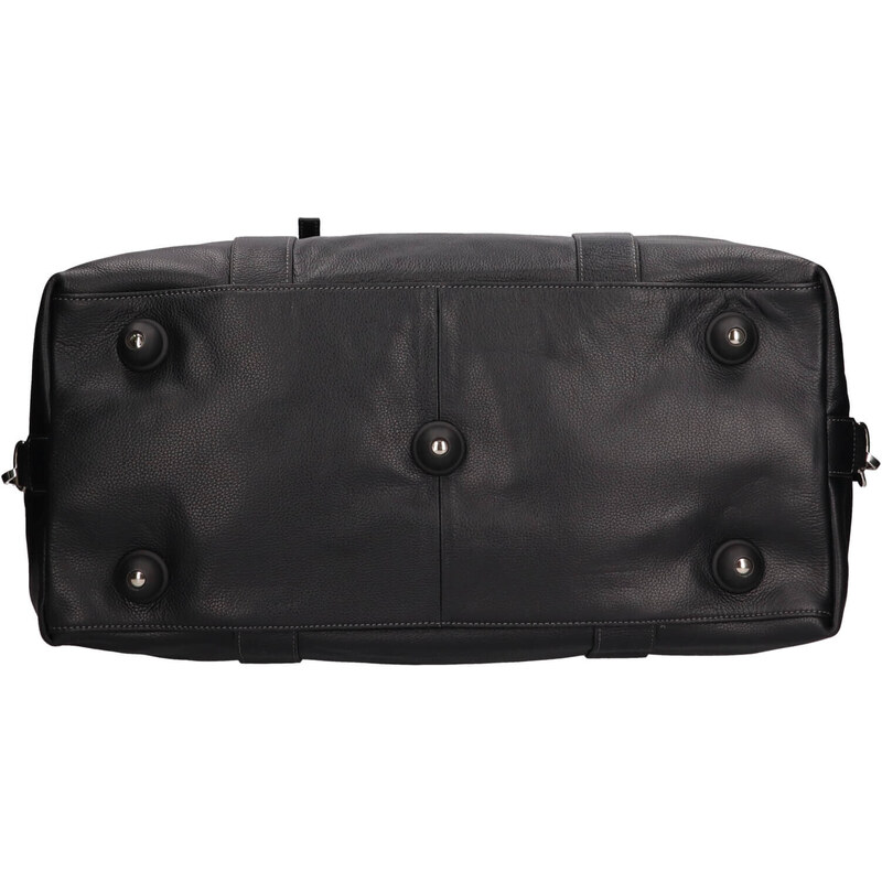 Cestovná kožená taška Katana Trev - čierna