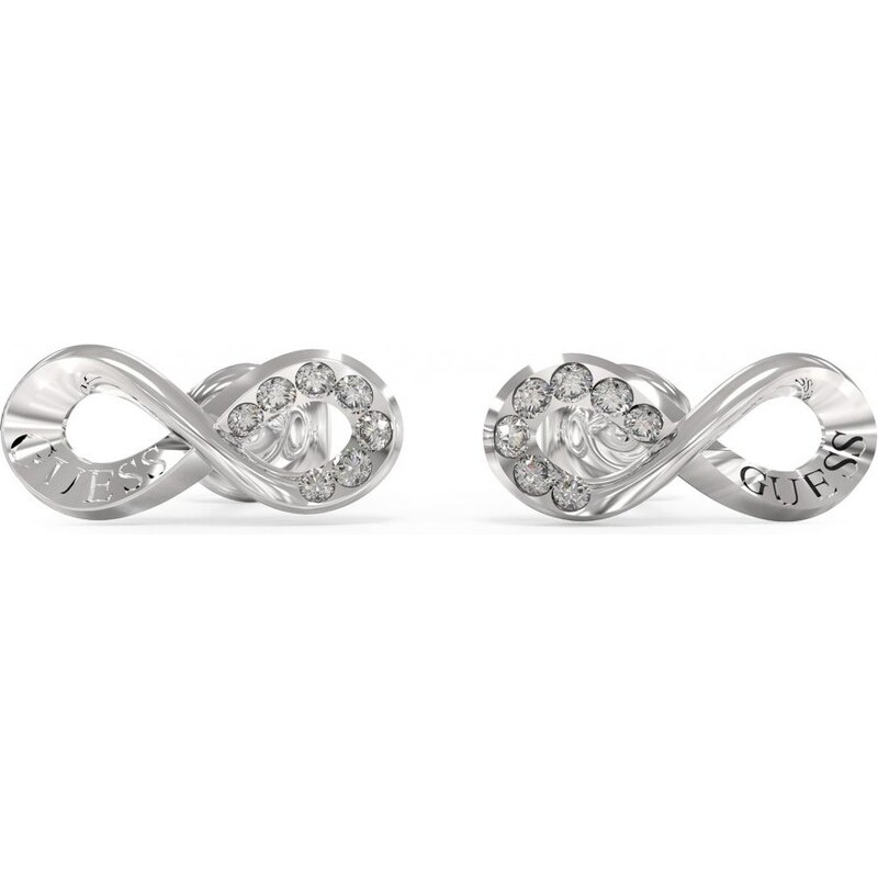 Guess Nadčasové oceľové náušnice Endless Dream JUBE03262JWRHT/U 66589667