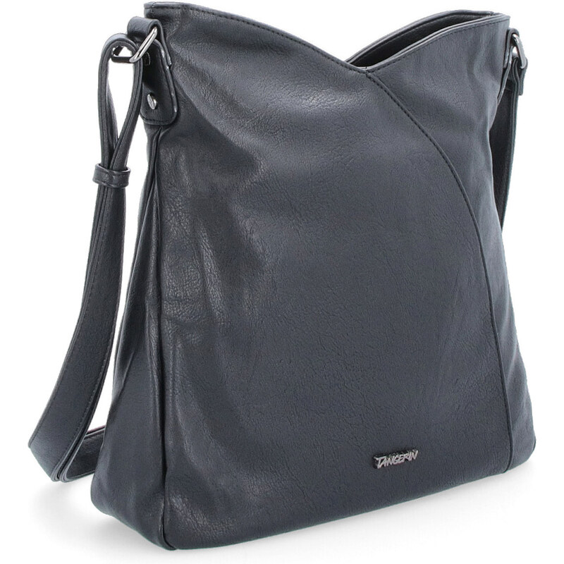 Kabelka zo syntetickej kože crossbody Tangerin čierna 8023 C 47092222