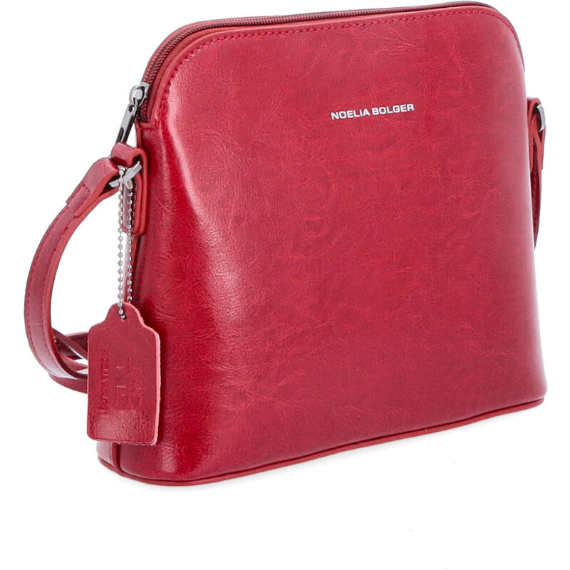 Kožená kabelka crossbody Noelia Bolger červená NB 0078 TCV 64019875