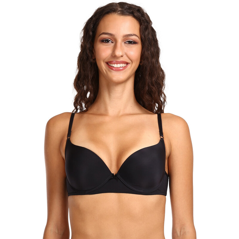 Dámska podprsenka Gina vystužená s kosticami čierna (17009) 80D 27933232