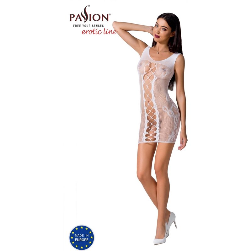 Passion BS073 white - Bodystocking 52919085