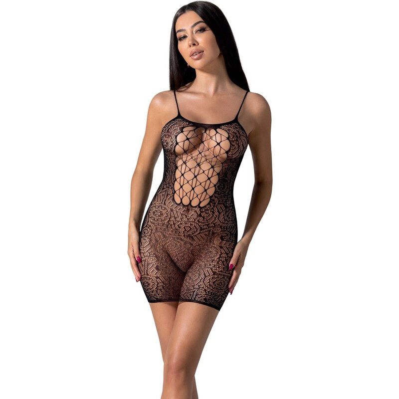 Passion BS096 black - Bodystocking 52919897