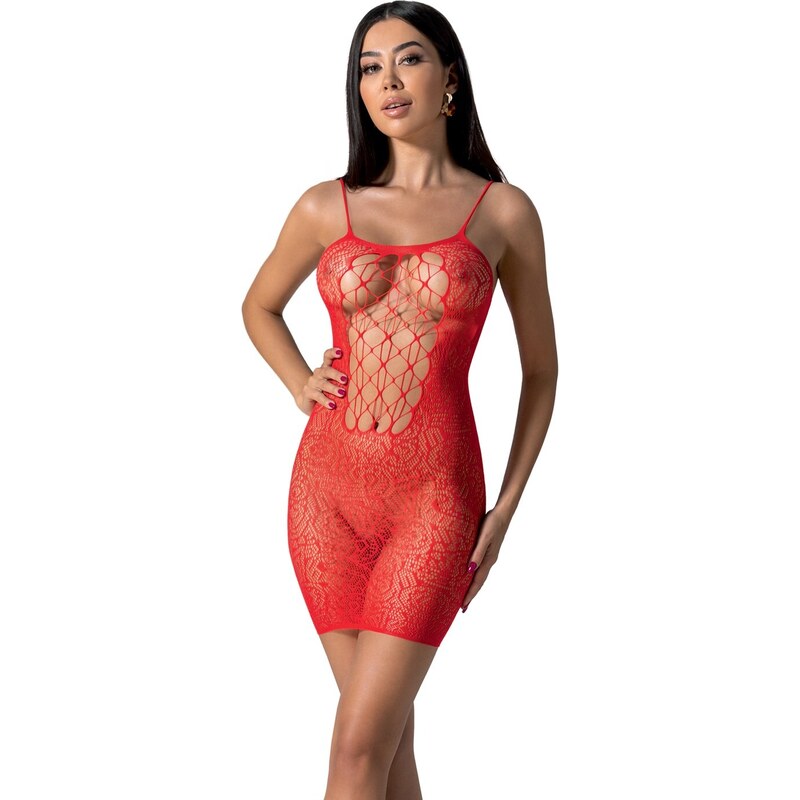 Passion BS096 red - Bodystocking 52919898
